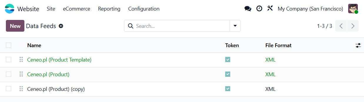 odoo ceneo product data feeds
